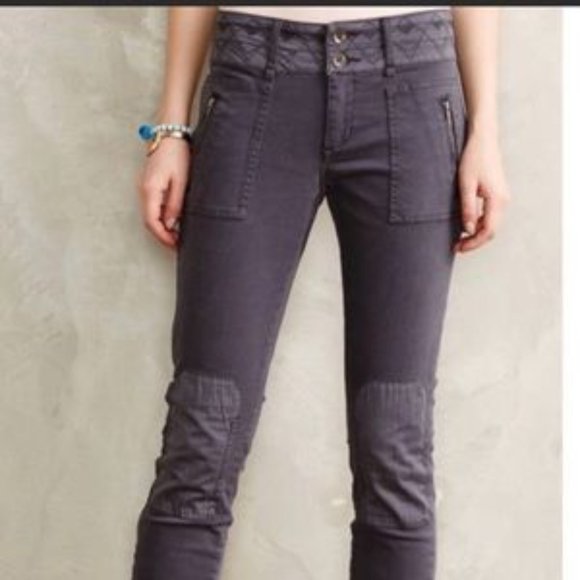 Anthropologie Denim - Anthropologie Pilcro and the Letterpress Moto Patchwork Jeans